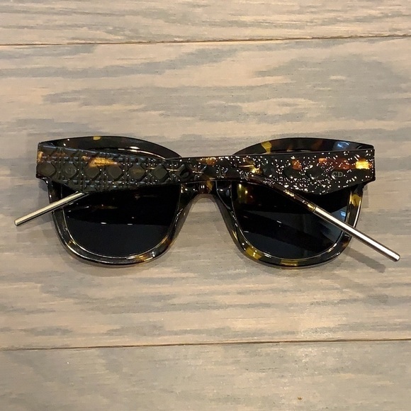 NWT Dior Very Dior 1 Women's Cat Eye Sunglasses in Havana - Picture 7 of 12